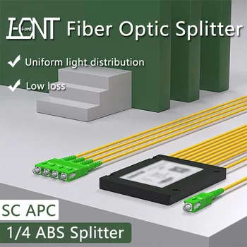 1X4 SC /APC Optikai FTTH Splitter TTT Optikai Csatoló SC APC Singlemode Simplex NYRT Optikai Elosztó Ingyenes Szállítás