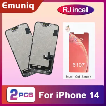 2 db RJ incell iPhone 14 LCD Kijelző, Touch Digitalizáló Közgyűlés Képernyő Cseréje