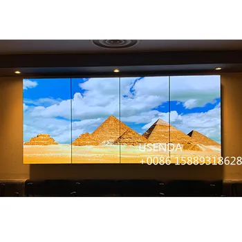 55 Hüvelykes Panel Reklám Kijelző Kereskedelmi Használata Portré tartó LCD TV Videófal A Beépített Vezérlő