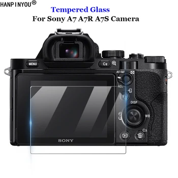 A Sony A7 A7R A7S Anti-Semmiből Világos, Edzett Üveg 9H 2.5 D Fényképezőgép LCD-Képernyő Védő fóliát Őr