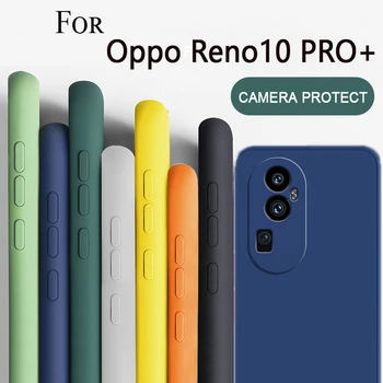 Az Oppo Reno10 Pro+/Reno 10 Pro Plus Ütésálló Tér Folyékony Szilikon TPU Telefon Esetében Oppo Reno10 Pro Kiegészítők Reno10 Globális