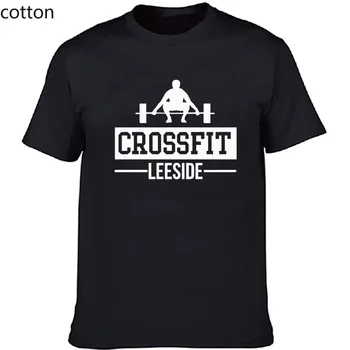 Crossfit Fitness grafikus tiszta pamut póló vegyes fitness-férfi, női póló Crossfit alkalmi street fitness top