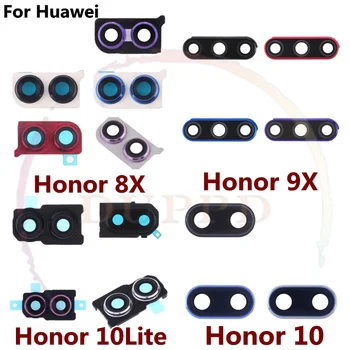Eredeti Huawei Honor 8X 9X 9 10 Lite 9i Vissza a Hátsó Kamera Lencséje Keret Fedezi Ház Esetben Üveg Adhensive Javítás + Eszközök