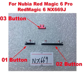 Eredeti Power Hangerő Gombot A ZTE Nubia Red Magic 6 Pro RedMagic 6 NX669J Külső Verseny Gombok