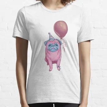 Fél pug T-Shirt felsők női pólók női laza fit póló ruha női anime ruhák