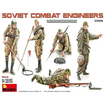 MiniArt 35091 1/35 Szovjet Harci Mérnökök - Modell Készlet