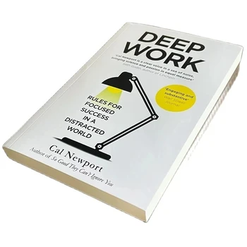 Mély Munka angol Könyvet Cal Newport Szabályait Középpontjában a Siker Egy Zaklatott Világ Vezető & Motiváció Könyvek Felnőtt