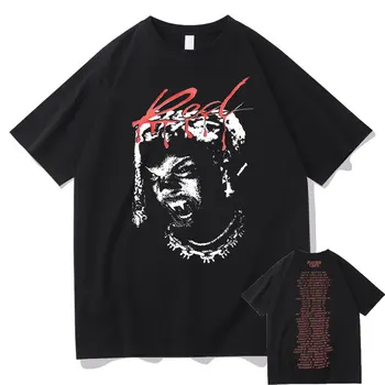 Rapper Playboi Carti Új Album Sok Piros Grafikus Logó Tshirt Streetwear Férfi Hip-Hop Póló Férfi Női Divat póló