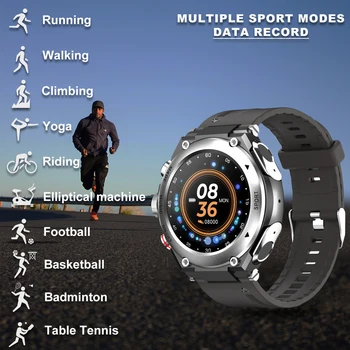 T92 Intelligens Karóra Férfi Bluetooth-kompatibilis 5.0 Hívás TWS 5.0 Fülhallgató Hívás Zenét Vízálló Sport Smartwatch Az Android-iOS