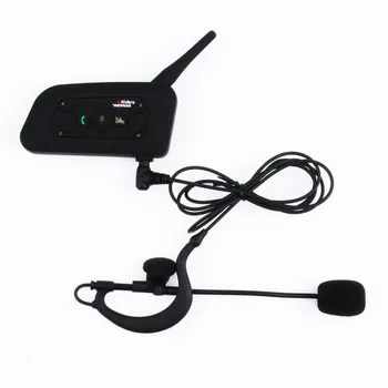 Vnetphone V4C 1200m Full-duplex Handfree Sztereó Headset Bluetooth Adóvevő az FM-rádió fejhallgató a Játékvezető 4 Felhasználói Kaputelefon