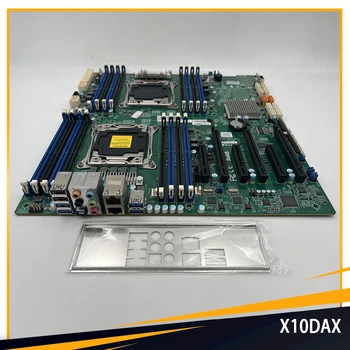 X10DAX A Supermicro 10XSATA 3 LGA 2011 C612 E-ATX DDR4-2400MHz Dual-Ahogy Munkaállomás Alaplap Magas Minőségű, Gyors Hajó
