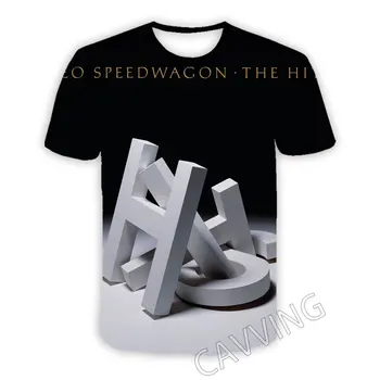 Új Divat a Nők/Férfiak 3D Nyomtatás REO Speedwagon Alkalmi póló Hip-Hop Tshirts Harajuku Stílus Maximum Ruházat