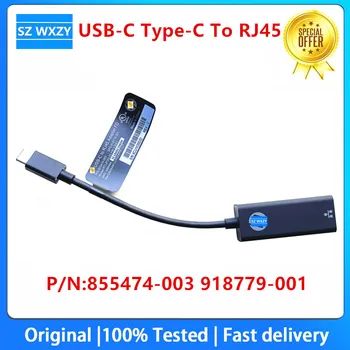 ÚJ Eredeti HP USB-C C-Típusú RJ45 Adapter FD Hálózati Kábel P/N:855474-003 918779-001 100% - Ban Tesztelt Gyors Hajó