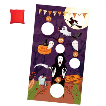 Újrafelhasználható Halloween Dobás Játék Lóg Dobás Játék Banner Fél Javára az Udvarra, Strand, Szabadtéri Játék, Játékok, Tevékenységek