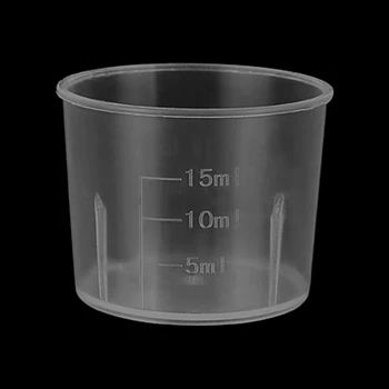 10 DB többfunkciós Mérési Csésze Skála az Egyetemre, Főzés, Sütés 15ml