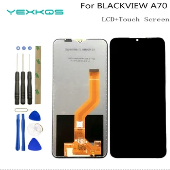 100% Eredeti 6.5 inch A Blackview A70 Android 11 720*1600 LCD&érintőképernyő Digitalizáló A Blackview A70+eszközök
