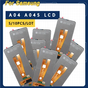10PIECE/SOK Eredeti Samsung Galaxy A04 A045 LCD Digitalizáló SM-A045F SM-A045F/DS Kijelző érintőképernyő Digitalizáló AMOLED