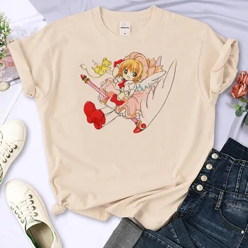 Cardcaptor Sakura pólók női vicces anime top lány anime manga y2k ruhák