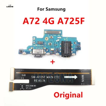 Eredeti Samsung Galaxy A72 A725 A725F Micro USB Töltő Töltő Port Dokkoló Csatlakozó Alaplap alaplap Flex Kábel