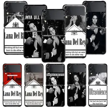 Esetekben Lana Del Rey Cigaretta Capinha Samsung Galaxy ZFlip3 Flip ZFlip Z Flip3 5G Flip4 ZFlip4 ZF3 ZF4