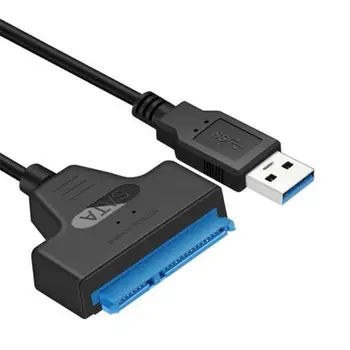 GUDGA SATA USB 3.0 Kábelen, Akár 6 gb / s, 2,5 Inch Külső HDD-SSD Merevlemez SATA 3 22 Pin 22 Pin Sata III 20cm Adapter