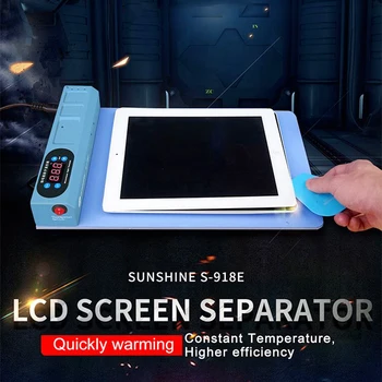 Napsugár S-918E LCD Javítás Fűtés Lemez iPhone Tablet A Samsung Javítási Univerzális LCD Képernyő Üveg Külön Eszköz