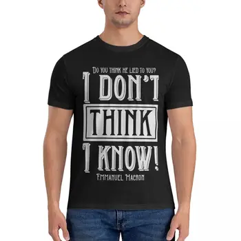 Nem hiszem, tudom! A klasszikus T-Shirt fruit of the loom mens t-ing grafikus póló egyszerű t-shirt fiúk állat print póló