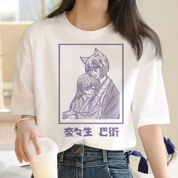 Tomoe Kamisama Csók tshirt nők tervező nyári vicces Tee lány Japán vicces 2000-es évek ruhák