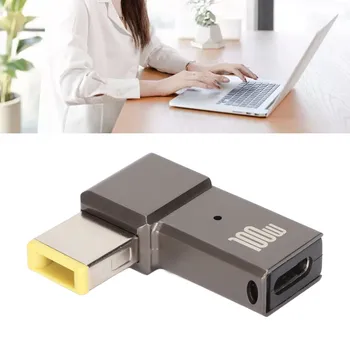 USB-C-Slim Tipp Adapter 100W 5A Laptop USB-C Női Bemenet Slim Tipp Téglalap Hatalom PD Felelős Átalakító a Lenovo