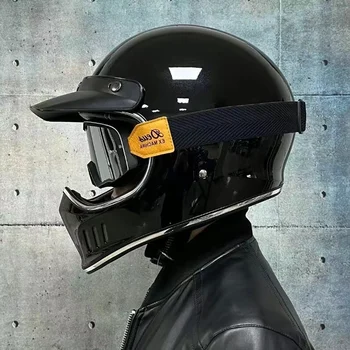 VOSS Motorkerékpár bukósisak casco teljes arc verseny sisak cafe DE moto moto indiai központi jegybank DOT tanúsítási sisak