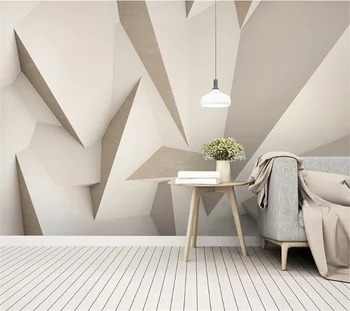 wellyu Egyedi háttérkép, 3d Skandináv minimalista személyiség absztrakt geometriai megkönnyebbülés, sztereó TV háttérképet